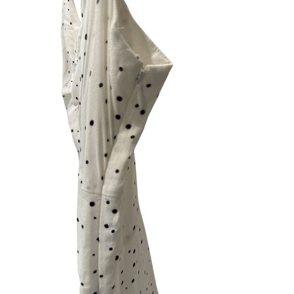 Gianni Bini Hannah Sweetheart White Polka Dot Viscose Dress Size 10, Good Cond - Picture 8 of 8
